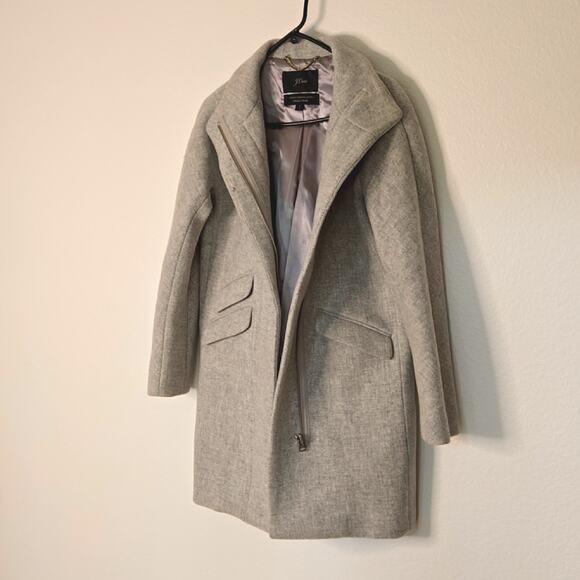 J.Crew Mercantile Women's Cocoon Coat in Italian Stadium-Cloth Wool - Picture 9 of 9